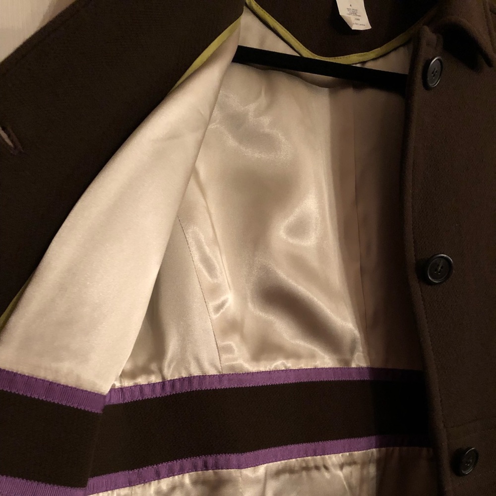 ‼️SOLD‼️ NWOT! J.Crew Brown Wool-Blend Coat - Picture 5 of 7